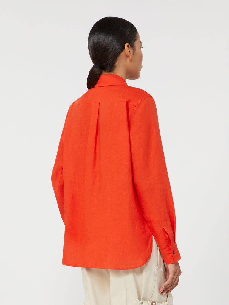 max mara linen canvas shirt