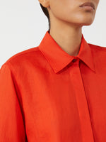 max mara linen canvas shirt for women