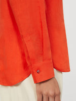max mara linen canvas shirt for women