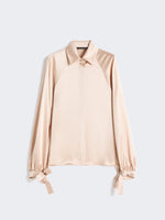 max mara silk satin shirt for women