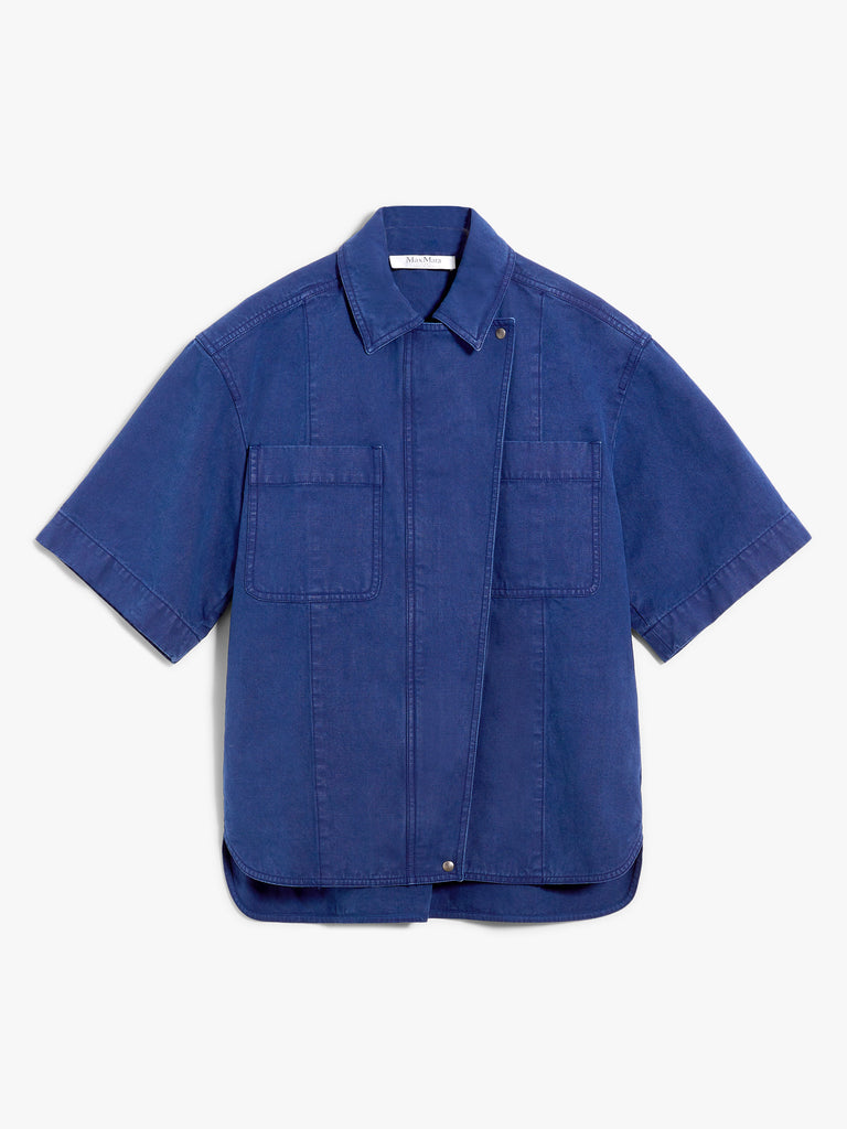Oversized canvas shirt