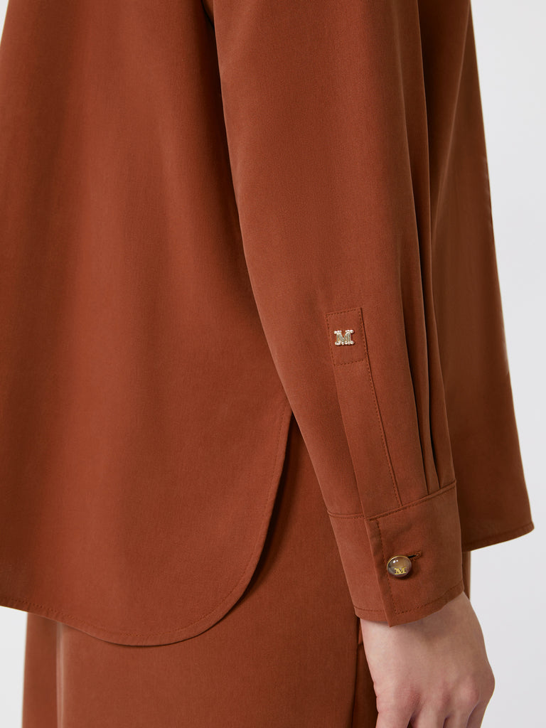 max mara silk canvas shirt