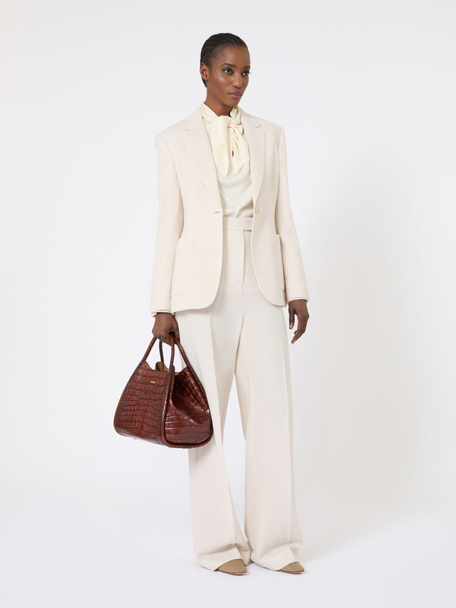 max mara silk charmeuse blouse for women
