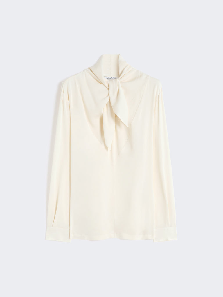Silk charmeuse blouse