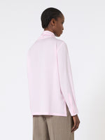 Silk Charmeuse Blouse for Women - Pink - Max Mara UAE