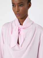 Silk Charmeuse Blouse for Women - Pink - Max Mara UAE