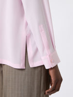 Silk Charmeuse Blouse for Women - Pink - Max Mara UAE