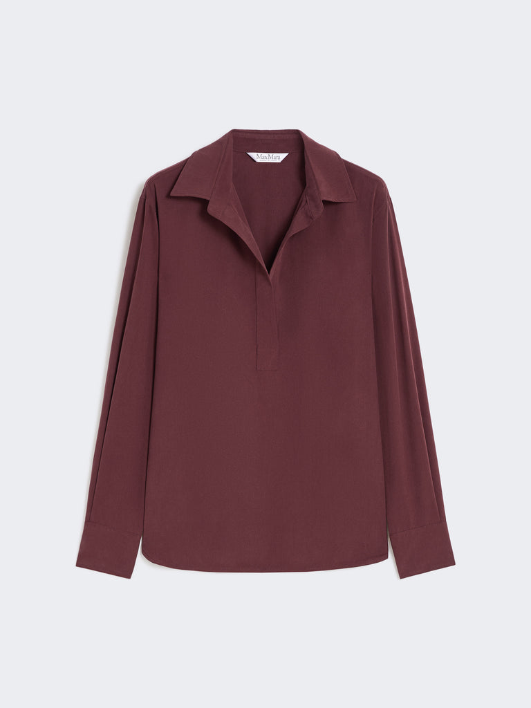 max mara silk canvas shirt