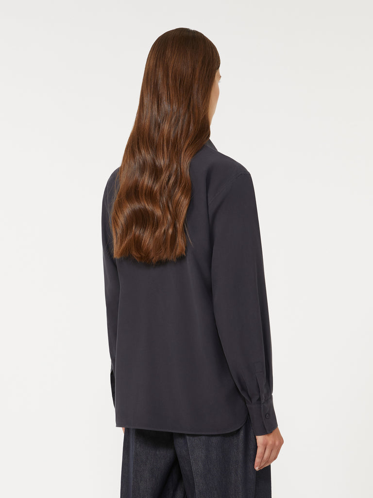 max mara silk canvas shirt