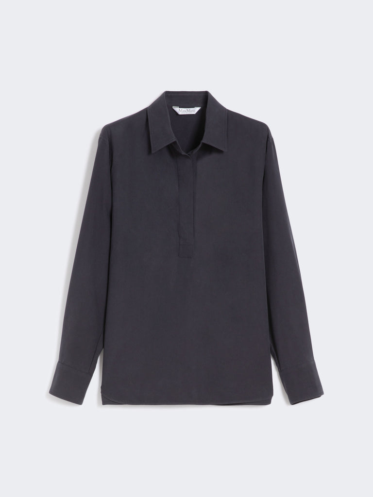 max mara silk canvas shirt