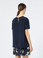 max mara printed silk crepe de chine blouse for women