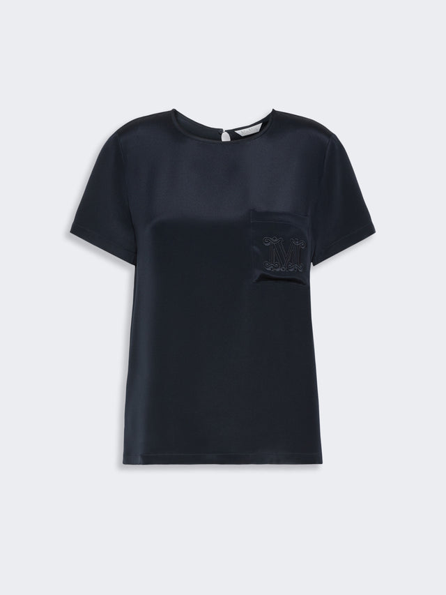 max mara printed silk crepe de chine blouse for women
