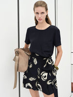 max mara printed silk crepe de chine blouse for women