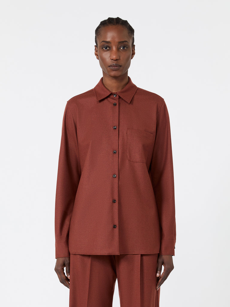 max mara cashmere foule shirt