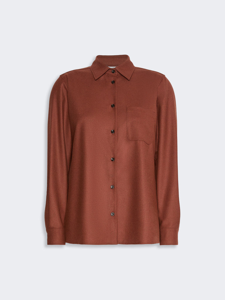 max mara cashmere foule shirt