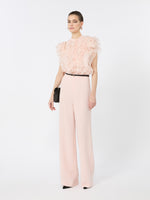 max mara sleeveless ruched silk shirt for women
