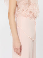 max mara sleeveless ruched silk shirt for women