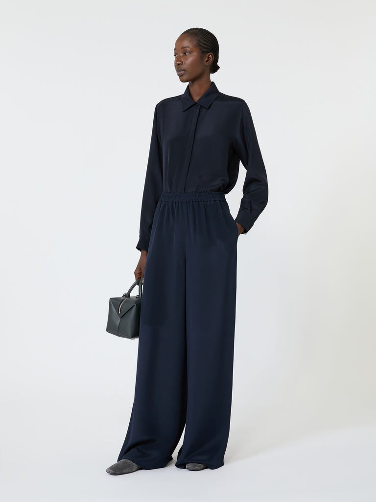 max mara silk crepe de chine shirt