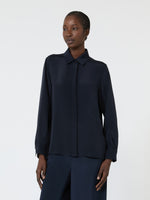 max mara silk crepe de chine shirt for women