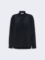 max mara silk crepe de chine shirt for women
