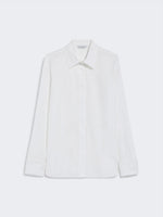 Cotton Logo Shirt for Women - Optical White - Max Mara UAE