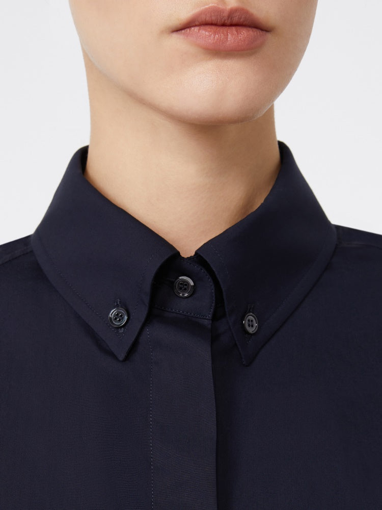 Asymmetrical cotton cloth shirt