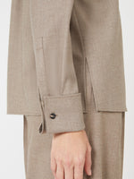 Cashmere foulé shirt