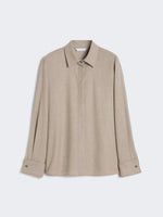 Cashmere foulé shirt