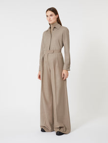 Cashmere foulé shirt
