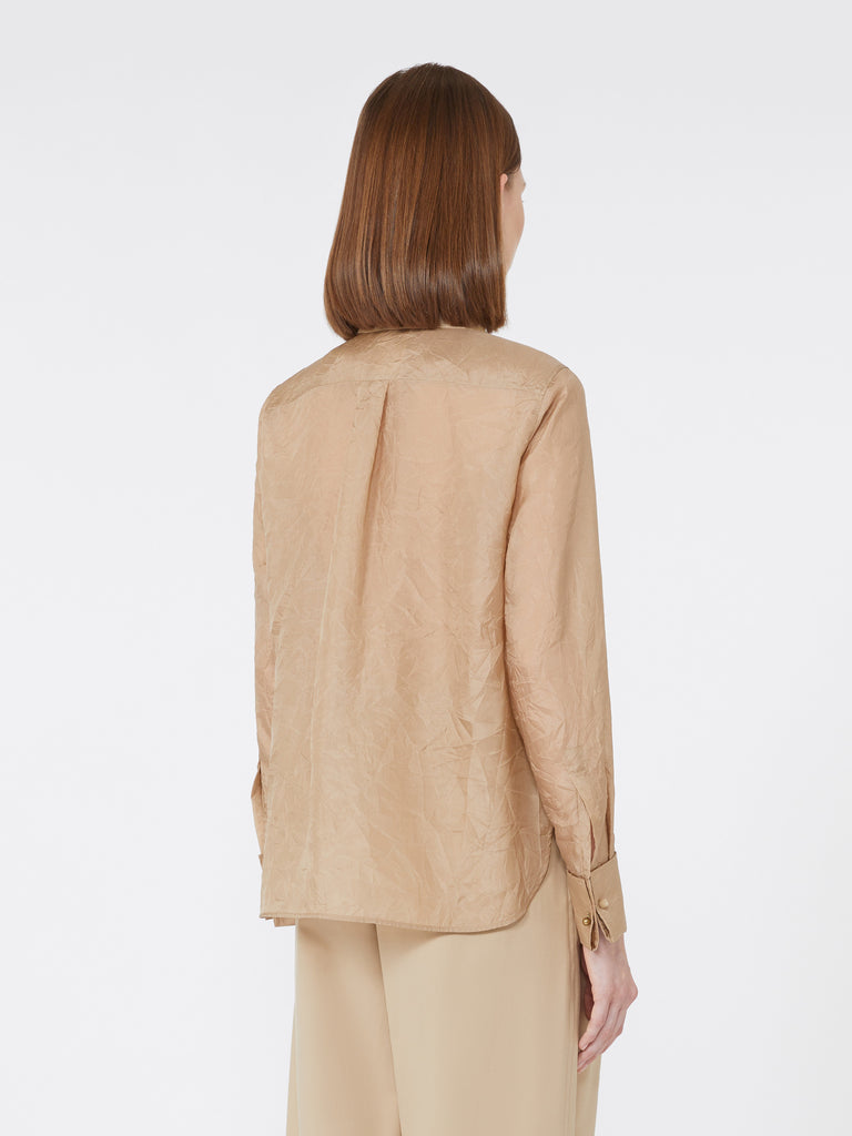 max mara silk canvas shirt