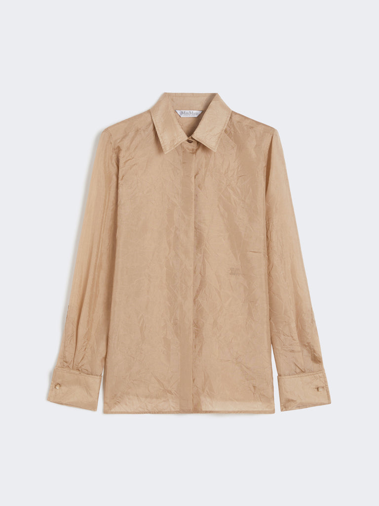 max mara silk canvas shirt