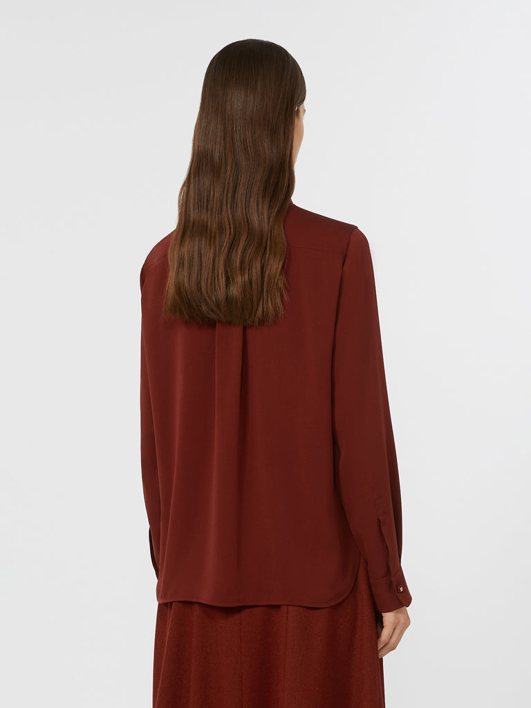 max mara heavy silk shirt