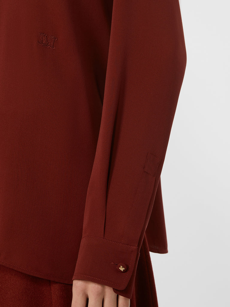 max mara heavy silk shirt
