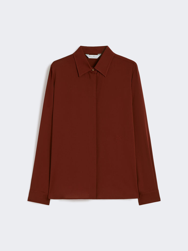 max mara heavy silk shirt