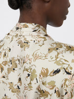 max mara printed silk twill shirt for women