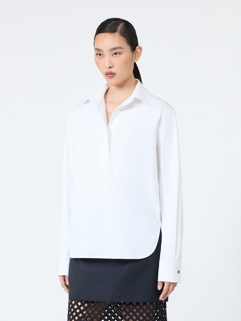 max mara stretch cotton shirt