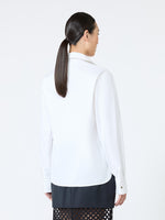 Stretch Cotton Shirt for Women - Optical White - Max Mara UAE