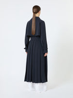 max mara double-breasted compact cady trench coat for women