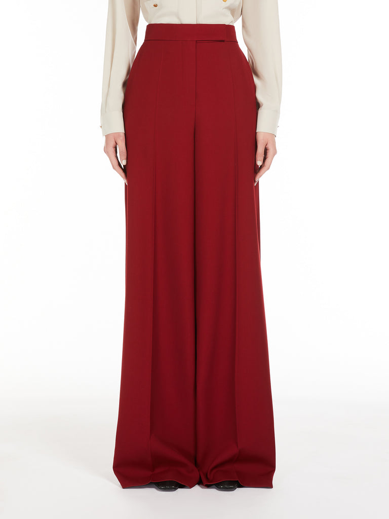 max mara gabardine wool trousers