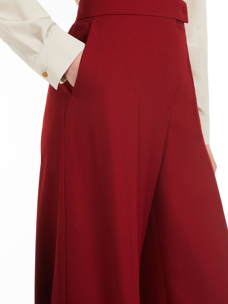 max mara gabardine wool trousers