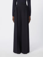 Wool seersucker trousers