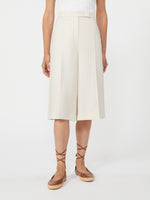 max mara linen bermuda shorts for women