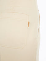 Stretch gabardine slim trousers