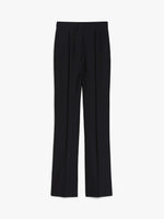 Wool and silk slim trousers