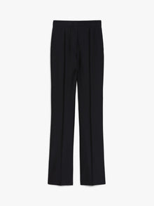 Wool and silk slim trousers