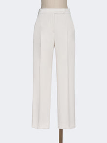Comfortable Wool Trousers for Women - Ivory - Max Mara UAE