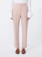 Comfortable Wool Trousers for Women - Pink - Max Mara UAE