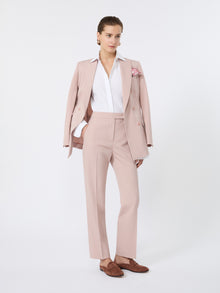 Comfortable Wool Trousers for Women - Pink - Max Mara UAE