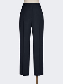 Comfortable Wool Trousers for Women - Ultramarine - Max Mara UAE