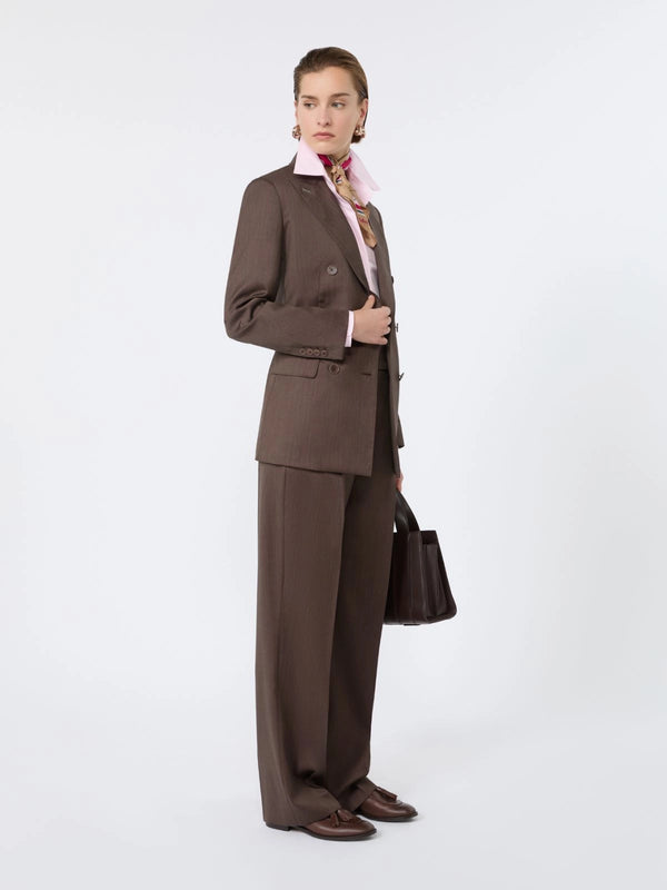 max mara wool and silk trousers for women